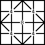 drawing of a square within a square