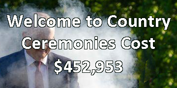 The cost of smoking ceremonies