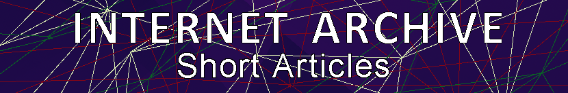 internet archive short articles