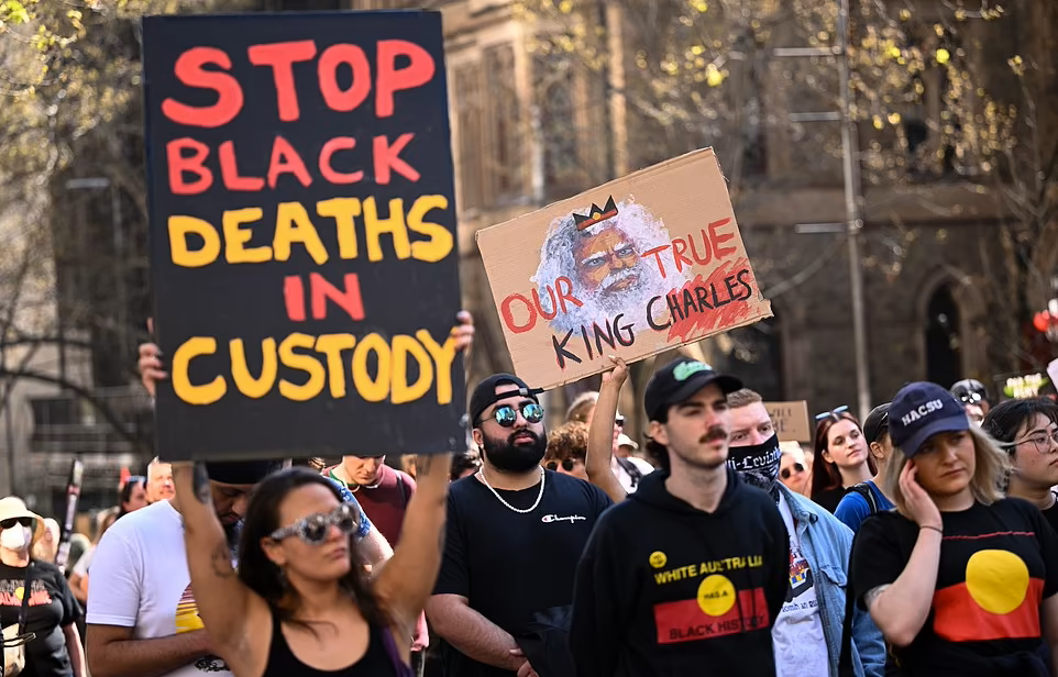 Aboriginal protest against the monarchy