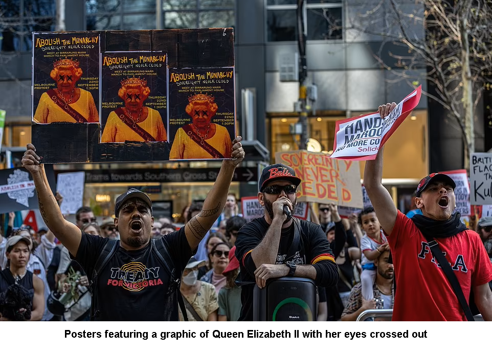 Aboriginal protest against the monarchy