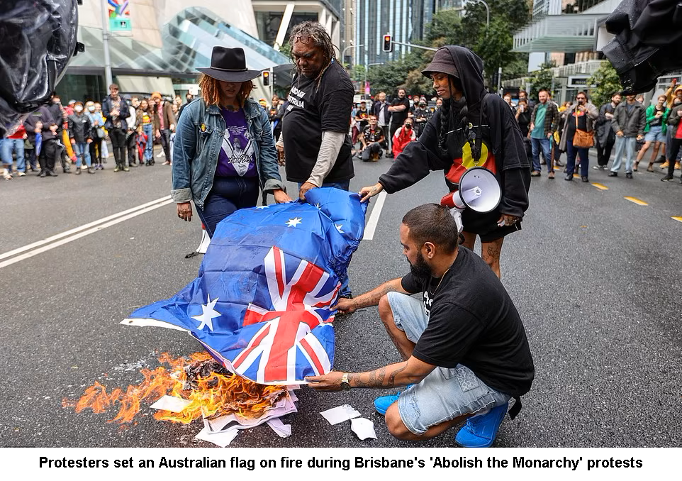 Aboriginal protest against the monarchy