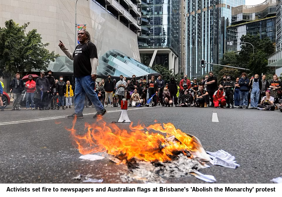 Aboriginal protest against the monarchy