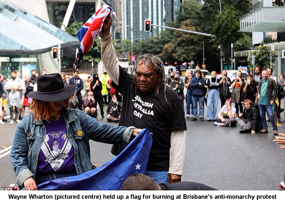 Aboriginal protest against the monarchy