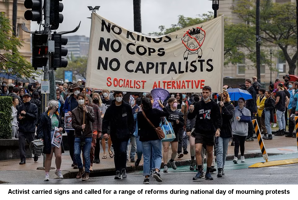 Aboriginal protest against the monarchy