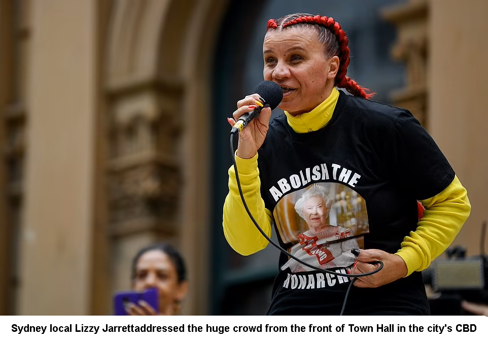 Aboriginal protest against the monarchy