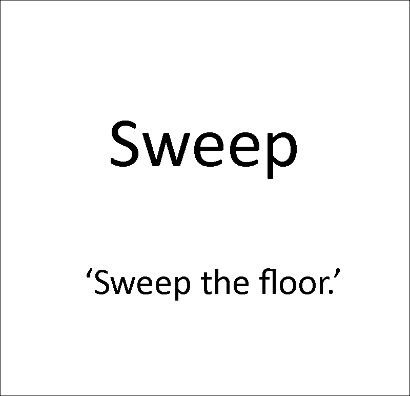 Sweep printed