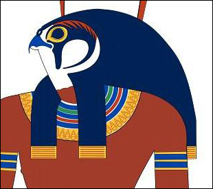 drawing of Horus