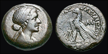 Cleopatra coin